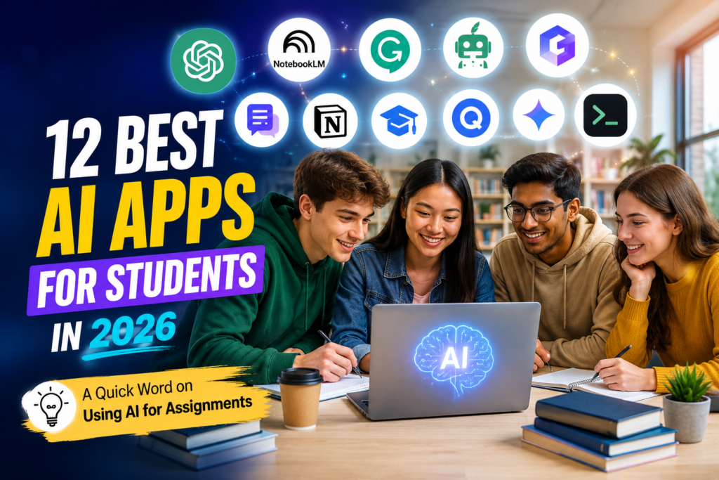 12 Best AI Apps for Students in 2026