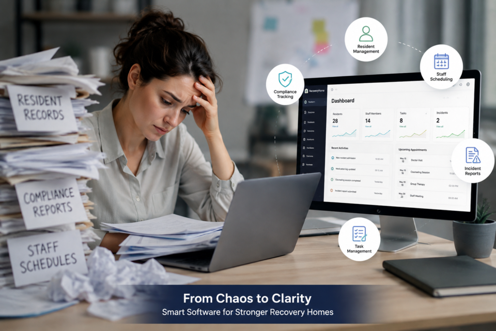 Recovery Home Falling Apart on Paper? Recovery Home Management Software Solutions Fix It Recovery Home Falling Apart on Paper? Recovery Home Management Software Solutions Fix It
