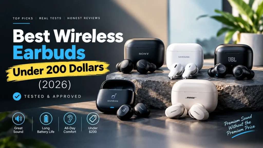 Best Wireless Earbuds Under $200: Top Tested Audio Picks
