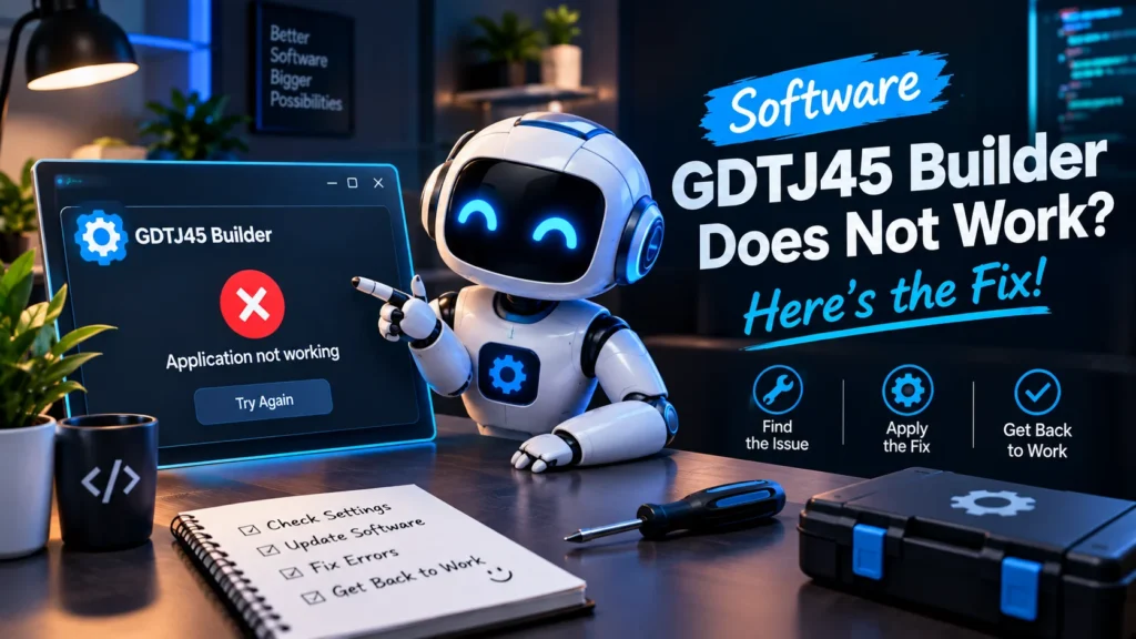 Software GDTJ45 Builder Does Not Work? Here’s the Fix!