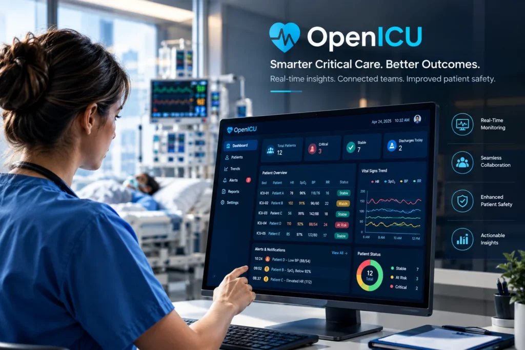 OpenICU Software for Critical Care Dashboard: Features & Uses