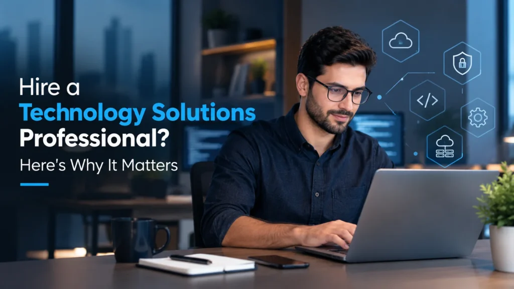 Hire a Technology Solutions Professional? Why It Matters