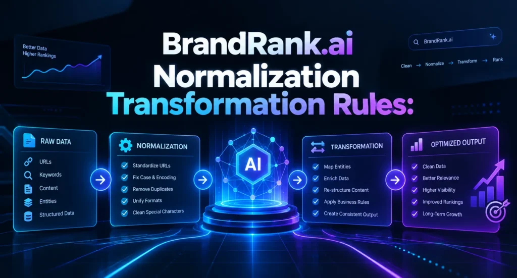 BrandRank.ai Normalization Rules: Fix Messy Brand Data Fast