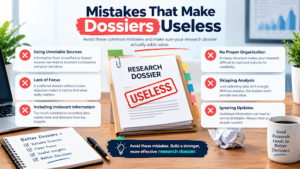 Mistakes That Make Dossiers Useless