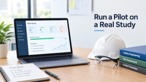Run a Pilot on a Real Study